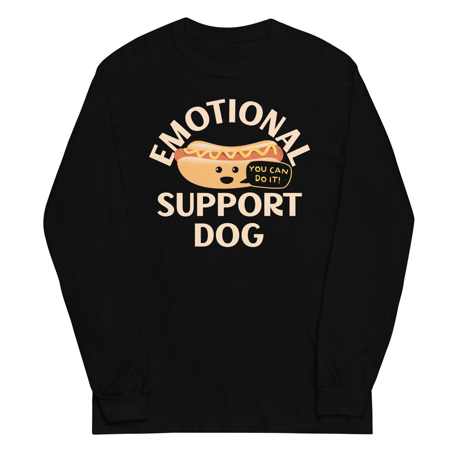 Emotional Support Dog Unisex Long Sleeve Tee