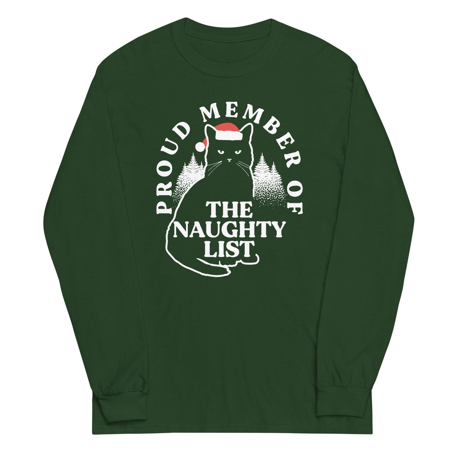 The Naughty List Unisex Long Sleeve Tee
