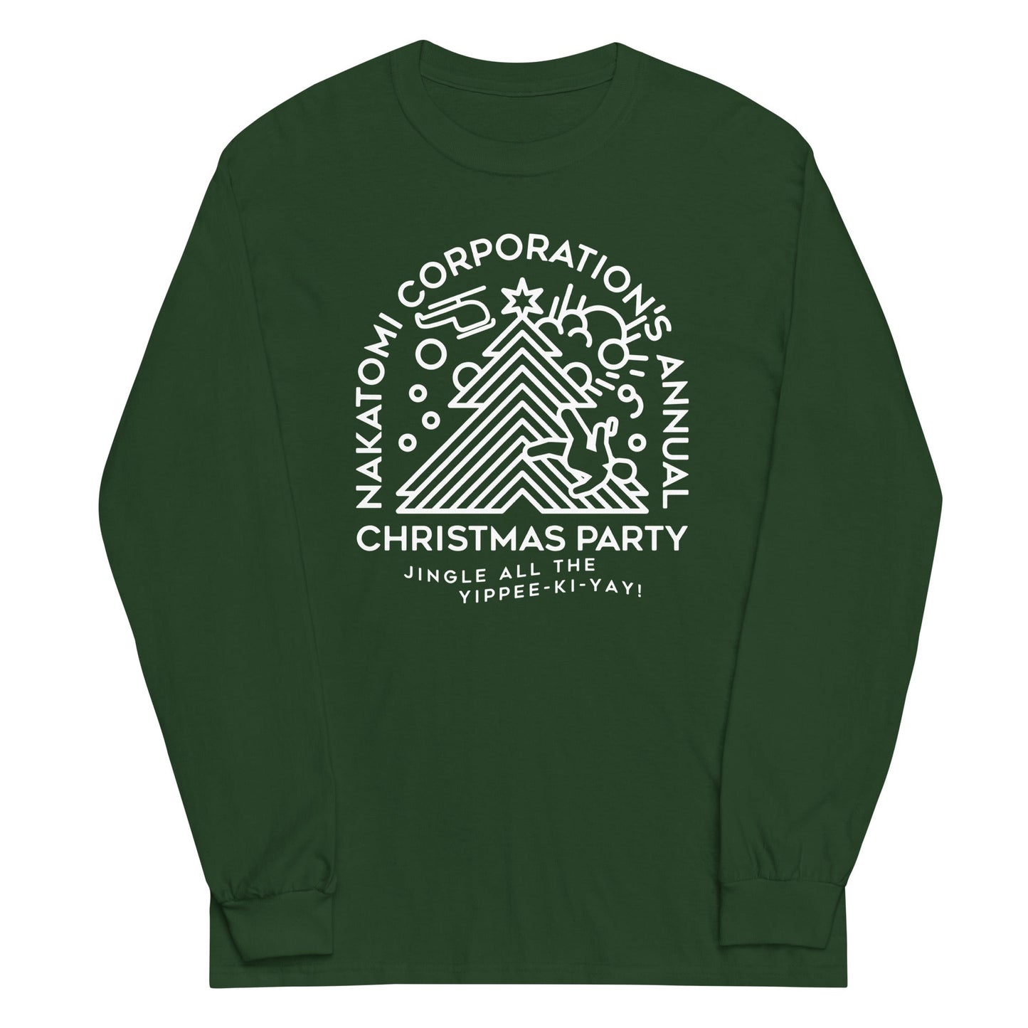 Nakatomi Christmas Party Unisex Long Sleeve Tee