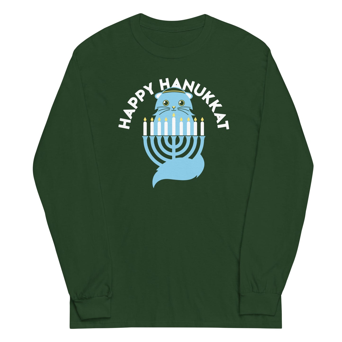 Happy Hanukkat Unisex Long Sleeve Tee