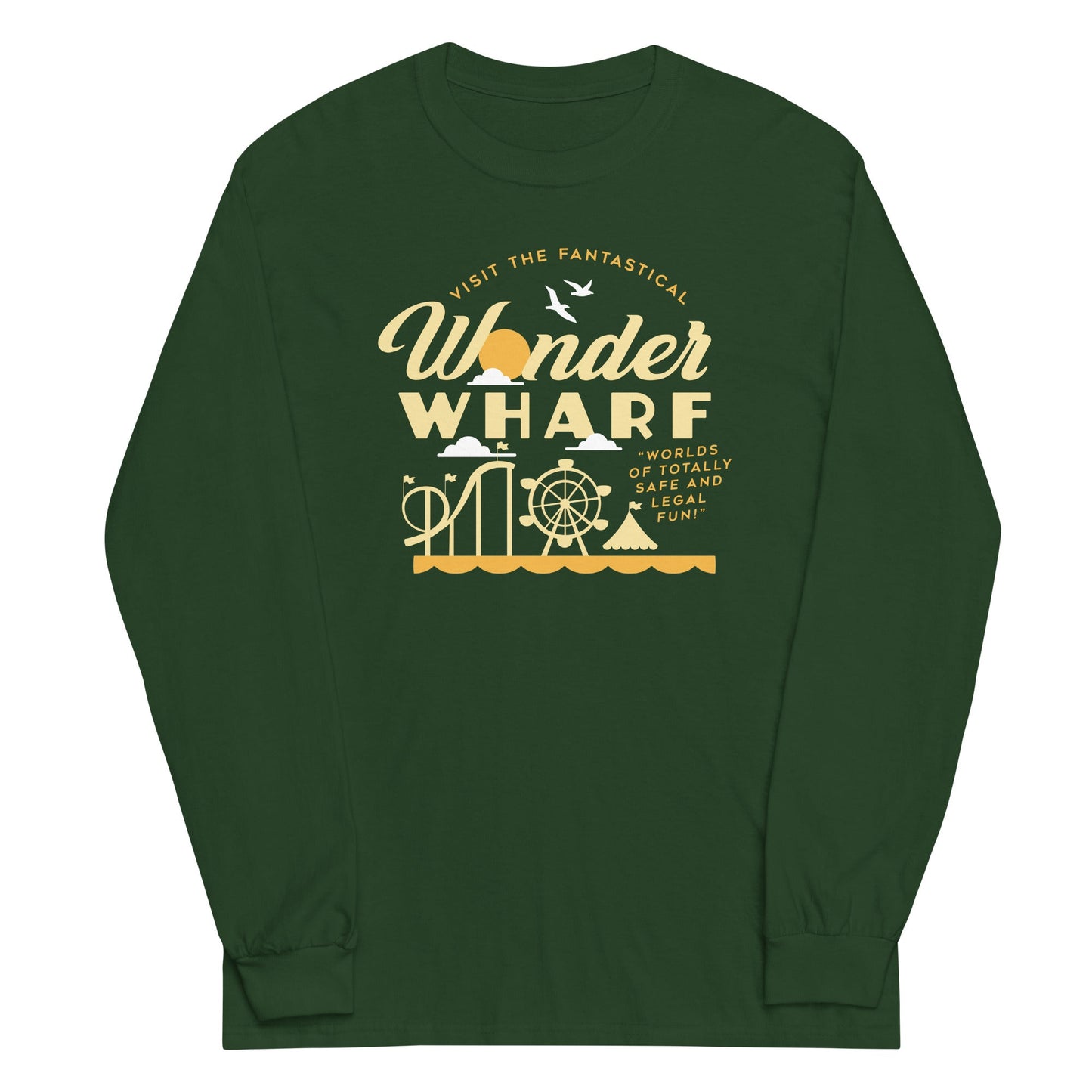 Wonder Wharf Unisex Long Sleeve Tee