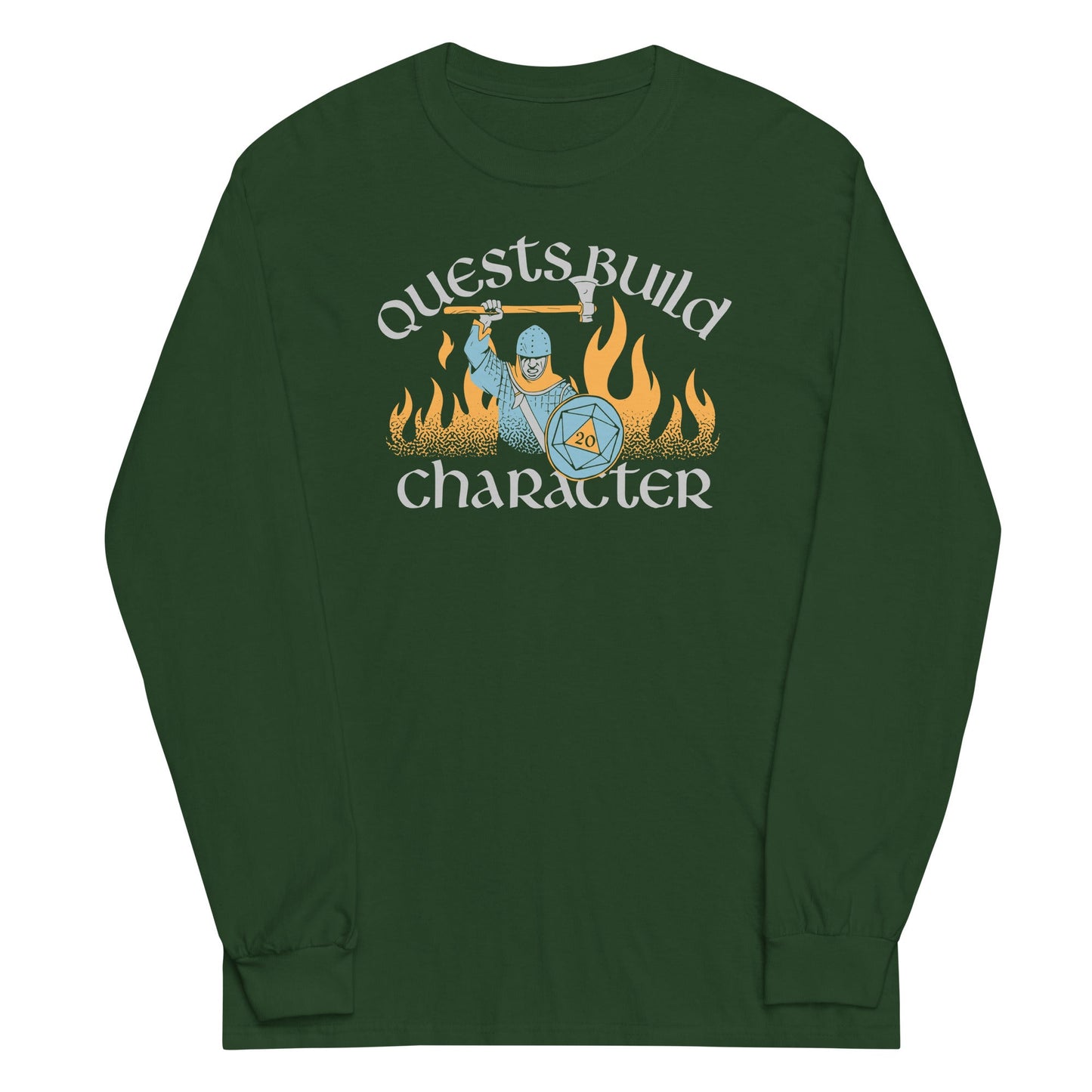 Quests Build Character Unisex Long Sleeve Tee