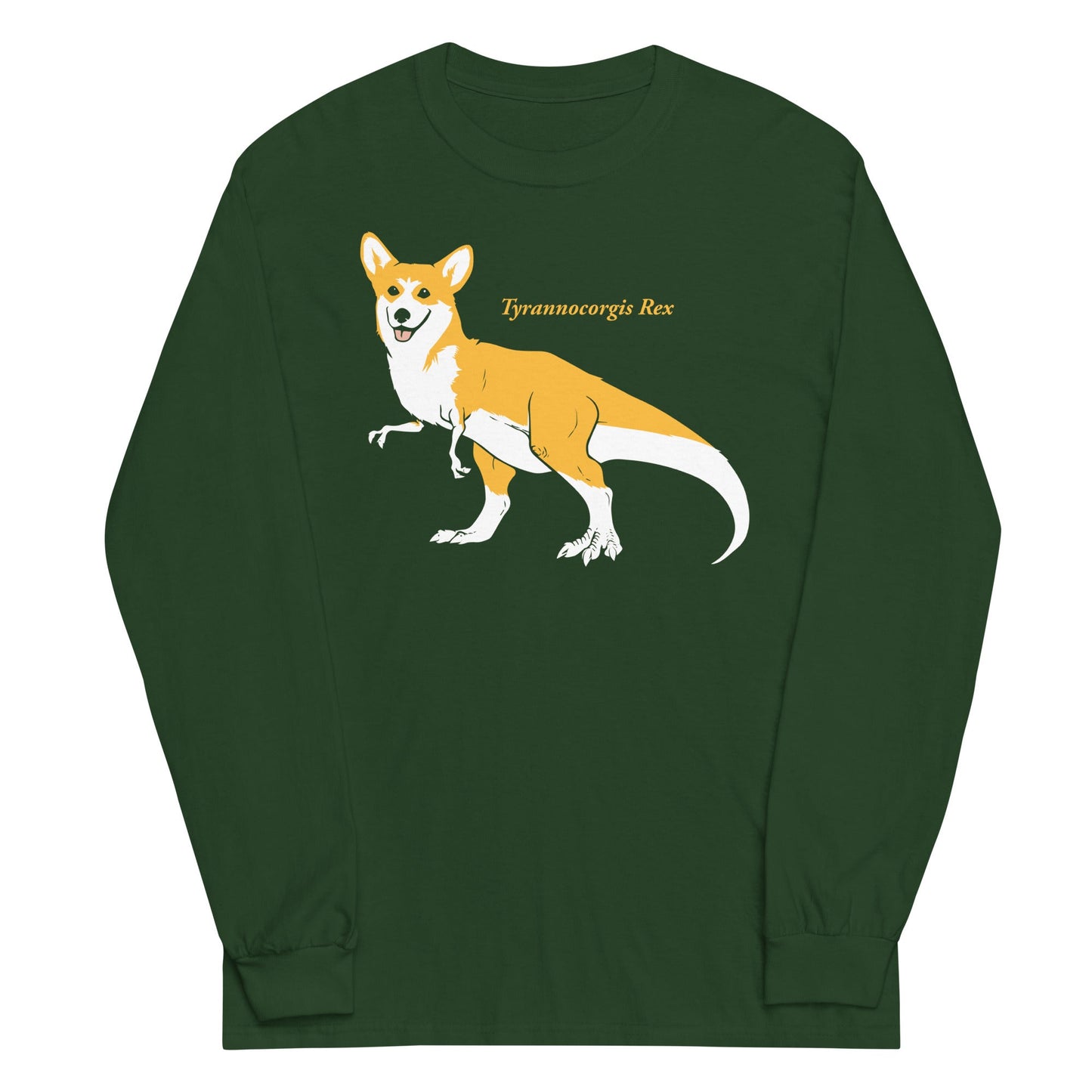 Tyrannocorgis Rex Unisex Long Sleeve Tee