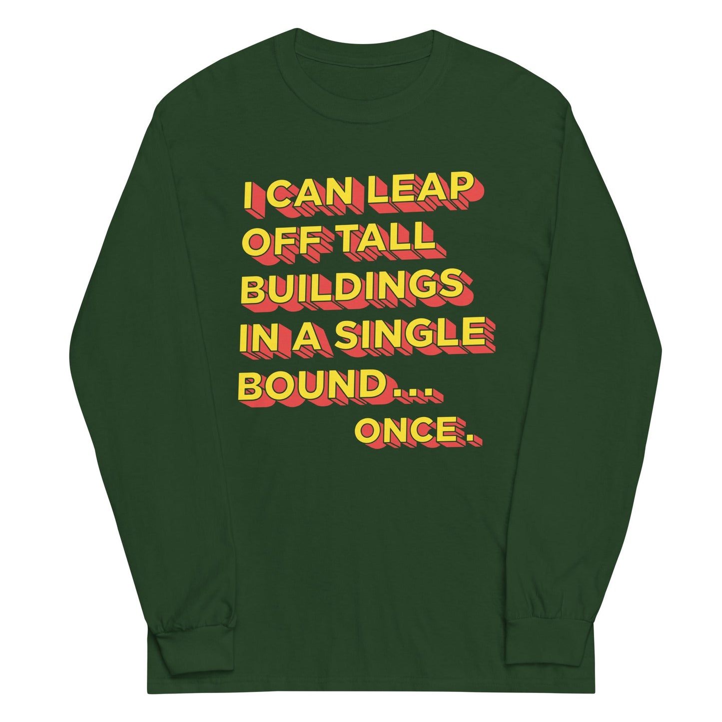 Tall Buildings In A Single Bound Unisex Long Sleeve Tee