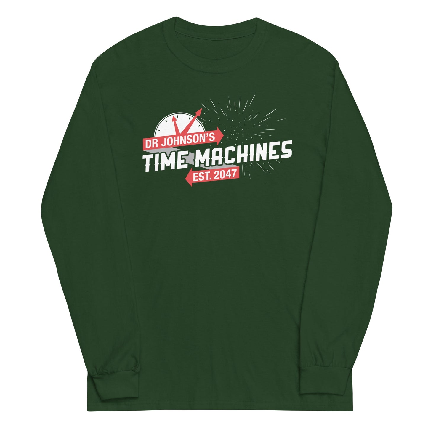 Dr Johnson's Time Machines Unisex Long Sleeve Tee