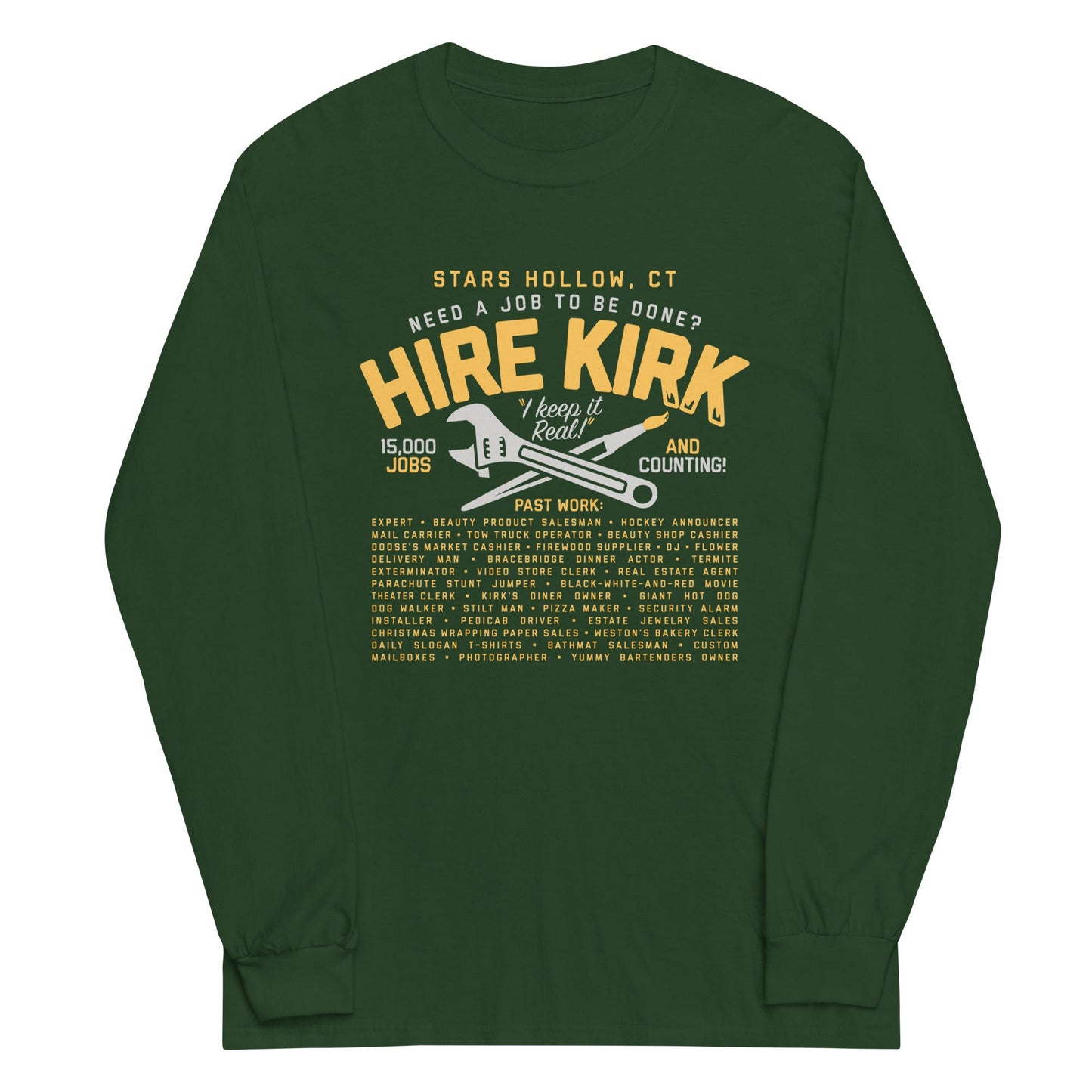 Hire Kirk Unisex Long Sleeve Tee