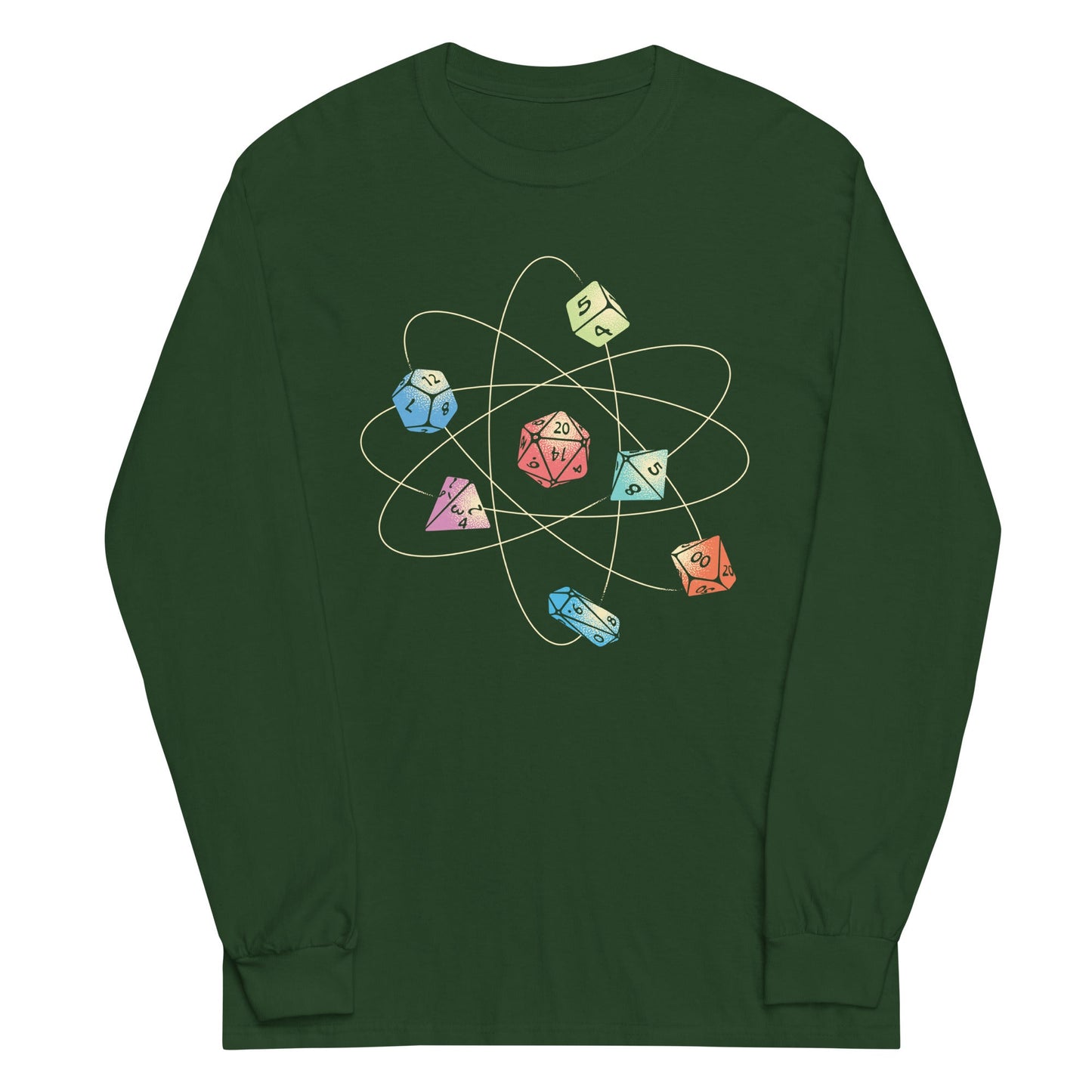 Dice Atom Unisex Long Sleeve Tee