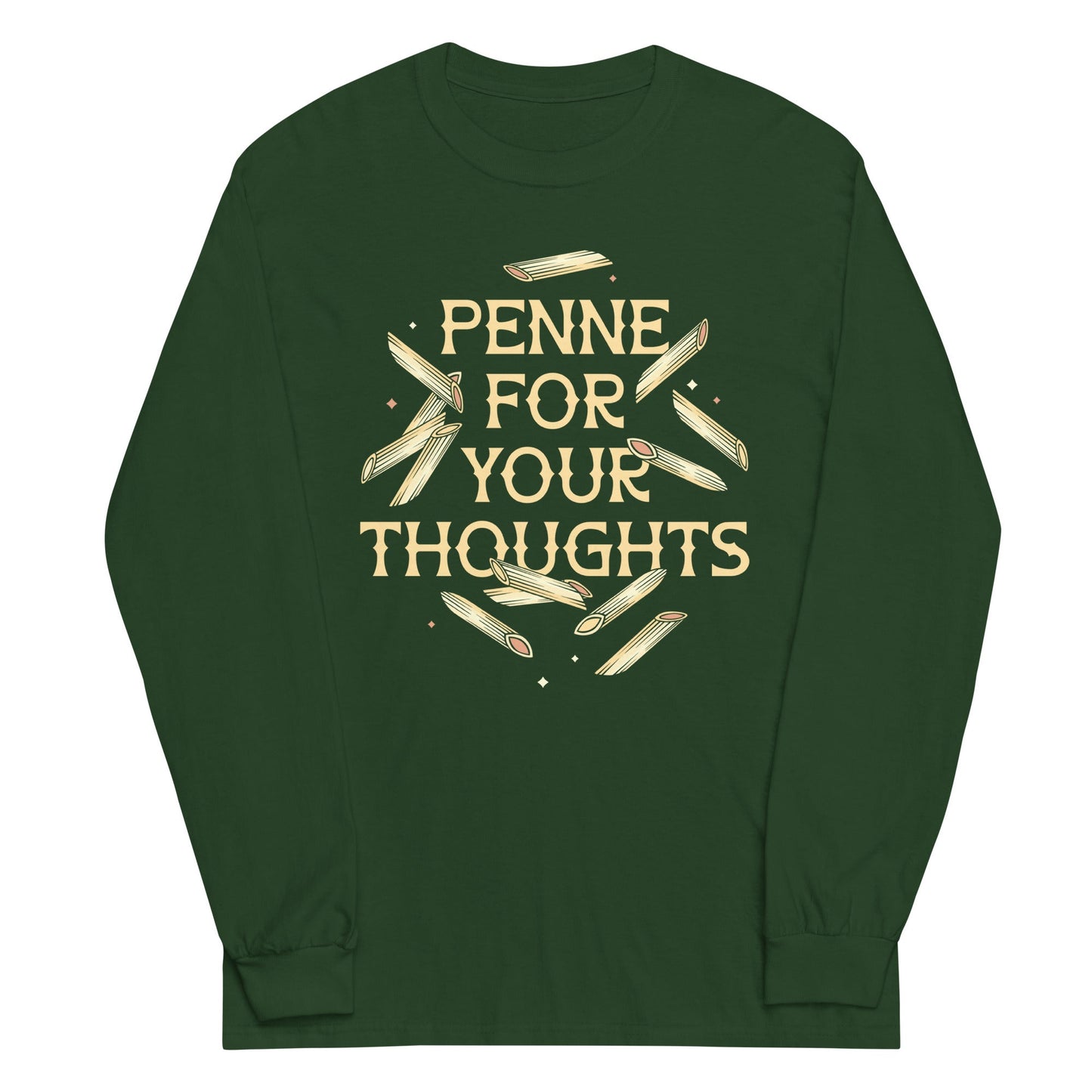 Penne For Your Thoughts Unisex Long Sleeve Tee