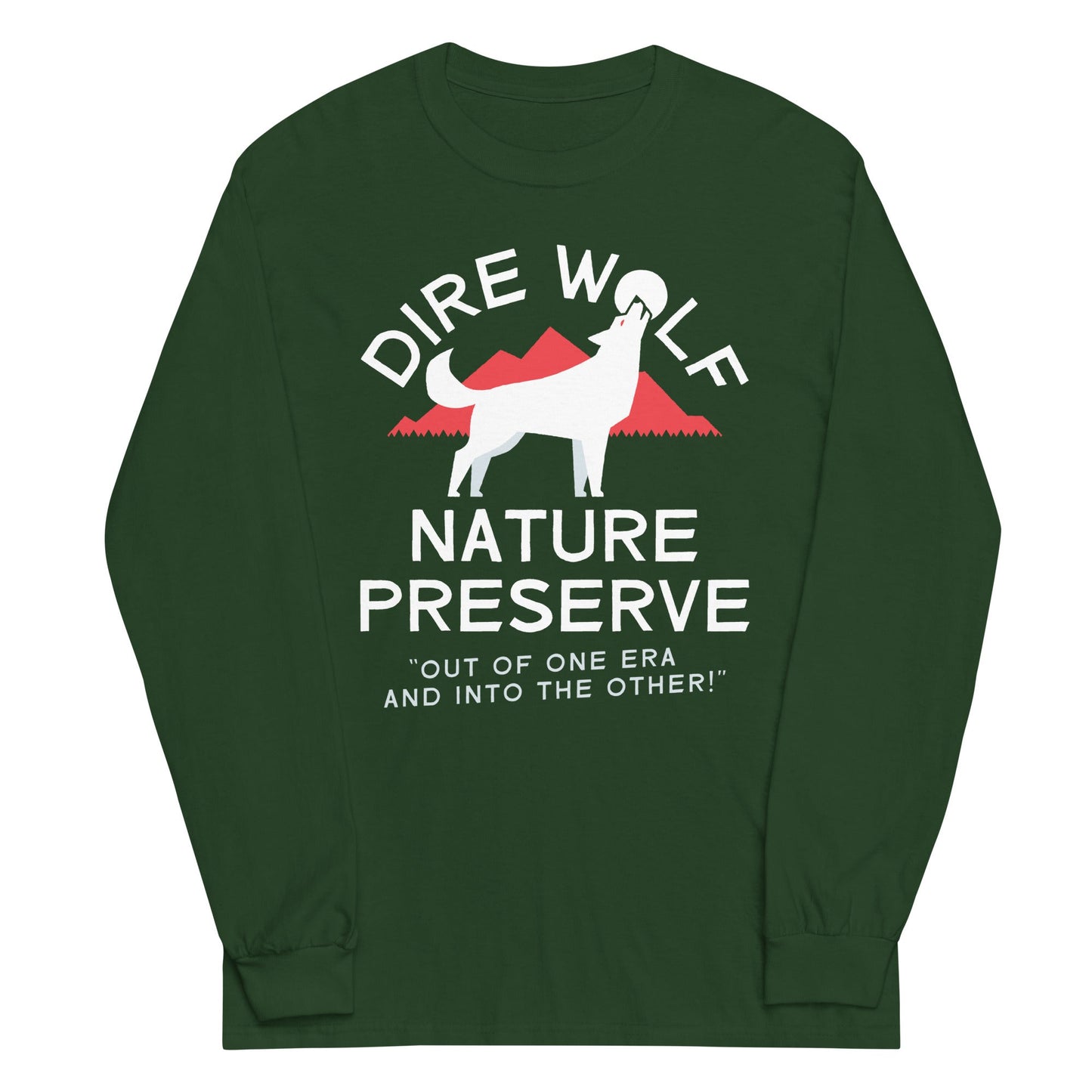 Dire Wolf Nature Preserve Unisex Long Sleeve Tee