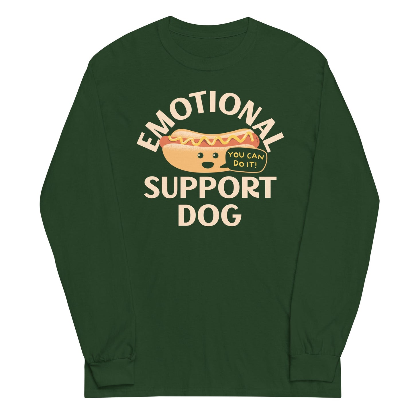 Emotional Support Dog Unisex Long Sleeve Tee