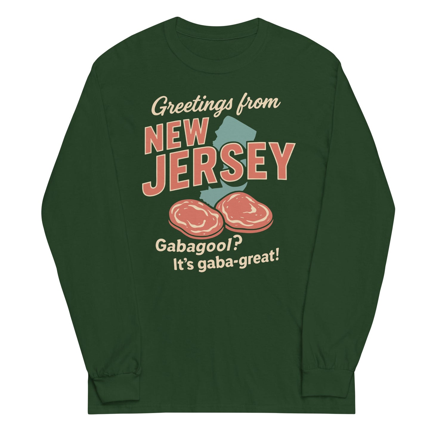 Greetings From New Jersey Unisex Long Sleeve Tee