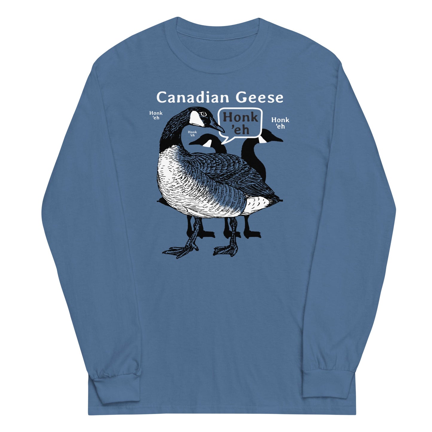 Canadian Geese Unisex Long Sleeve Tee