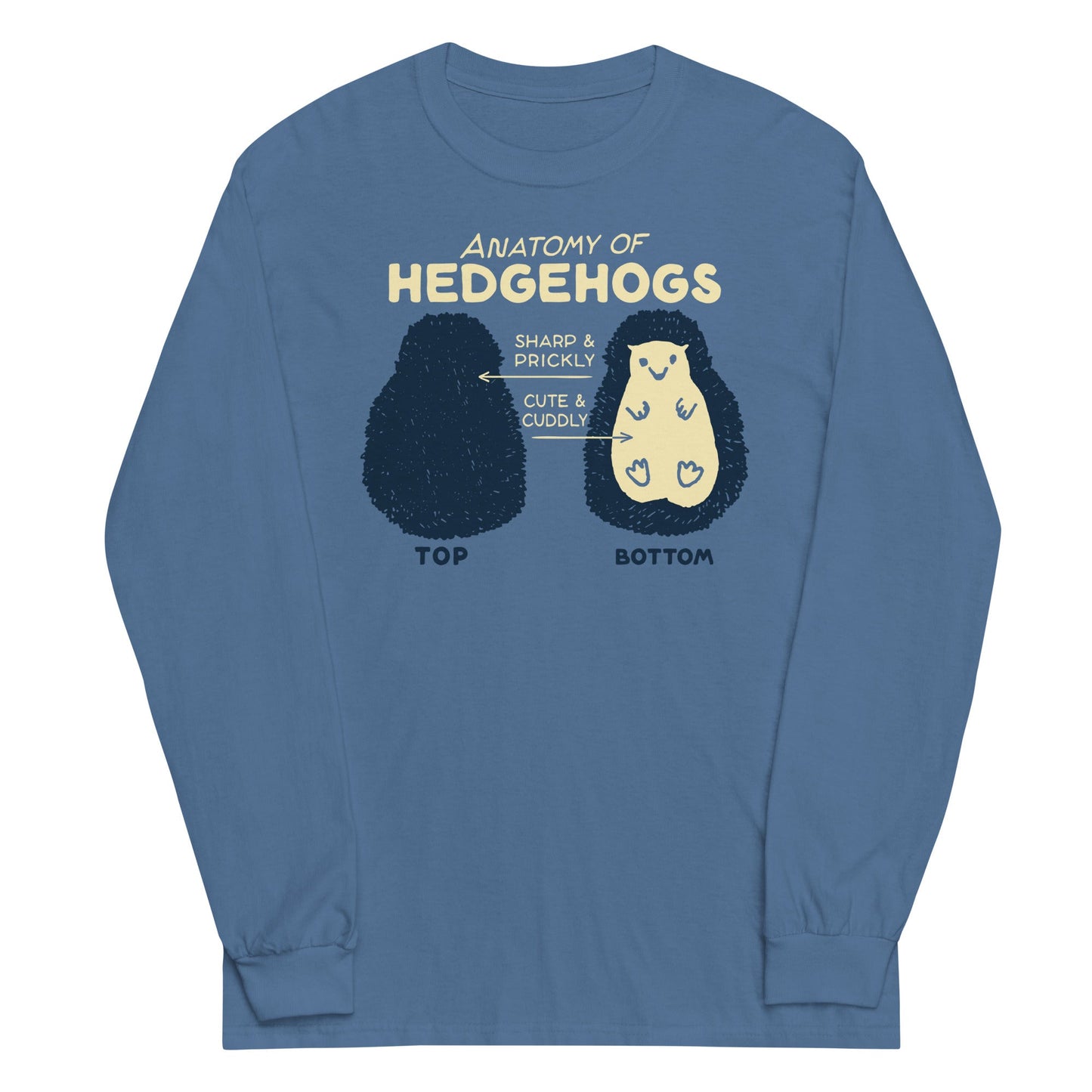 Anatomy Of Hedgehogs Unisex Long Sleeve Tee