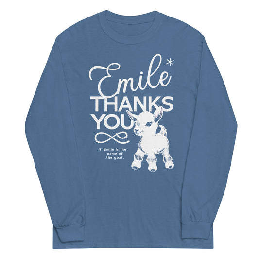 Emile Thanks You Unisex Long Sleeve Tee