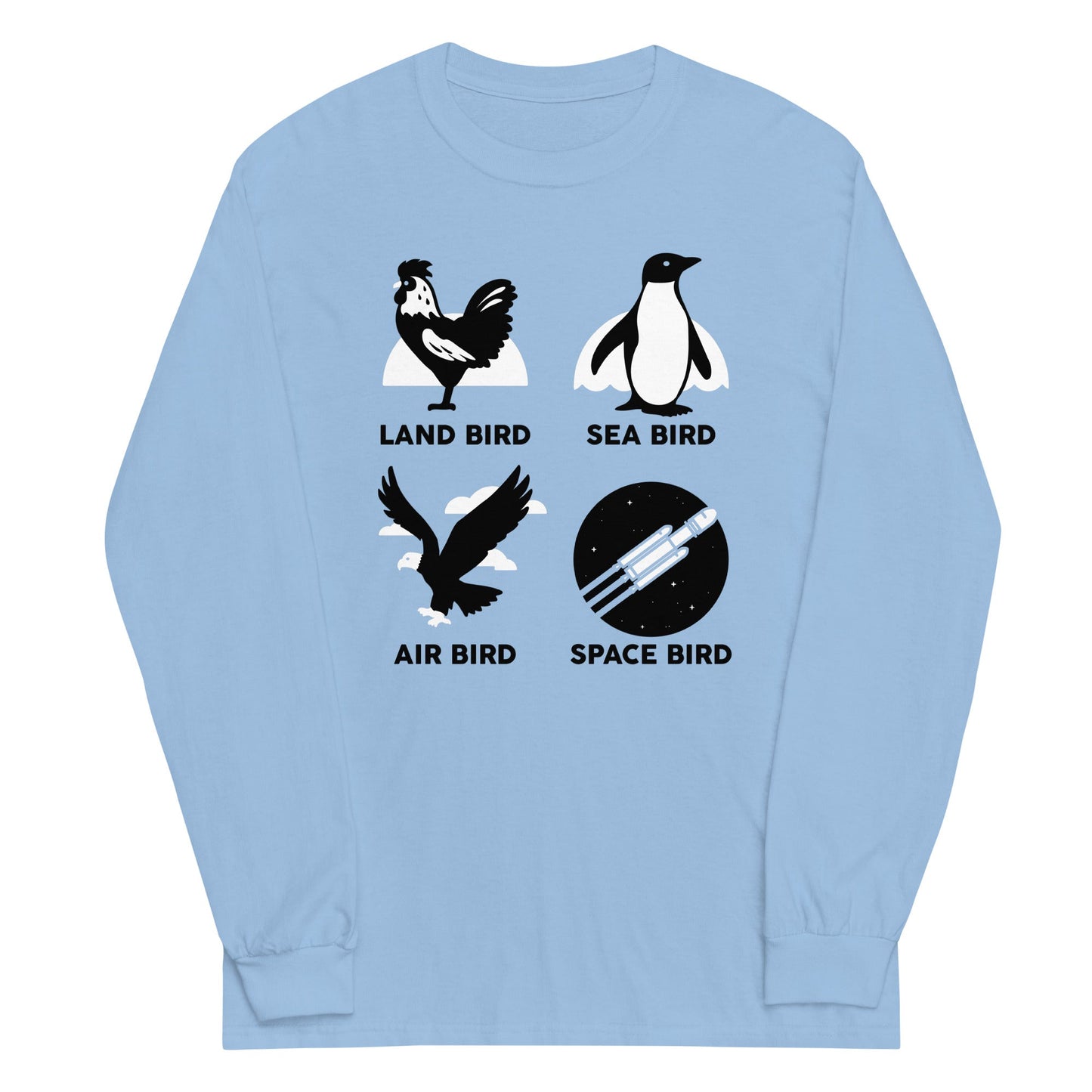 Types Of Birds Unisex Long Sleeve Tee
