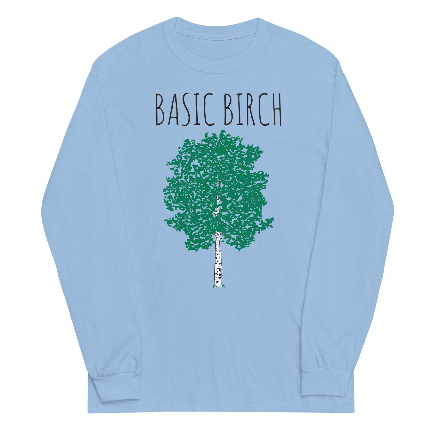Basic Birch Unisex Long Sleeve Tee