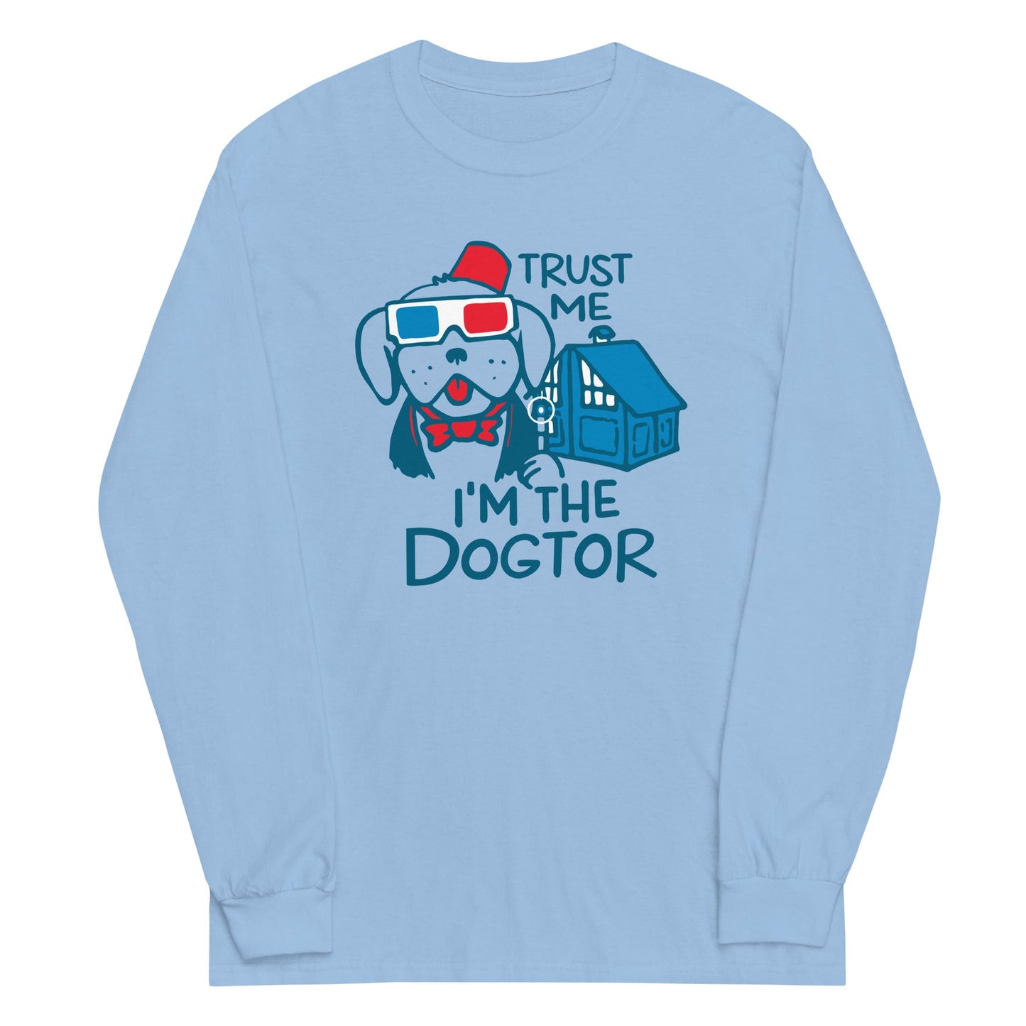 Trust Me, I'm The Dogtor Unisex Long Sleeve Tee