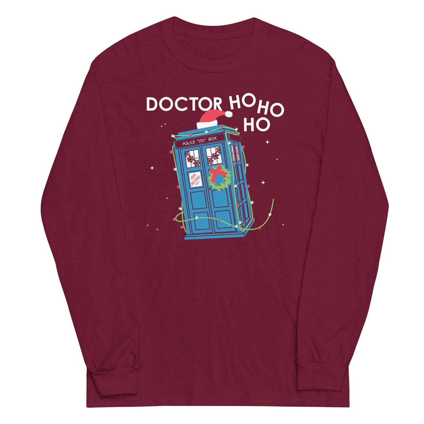 Doctor Ho Ho Ho Unisex Long Sleeve Tee