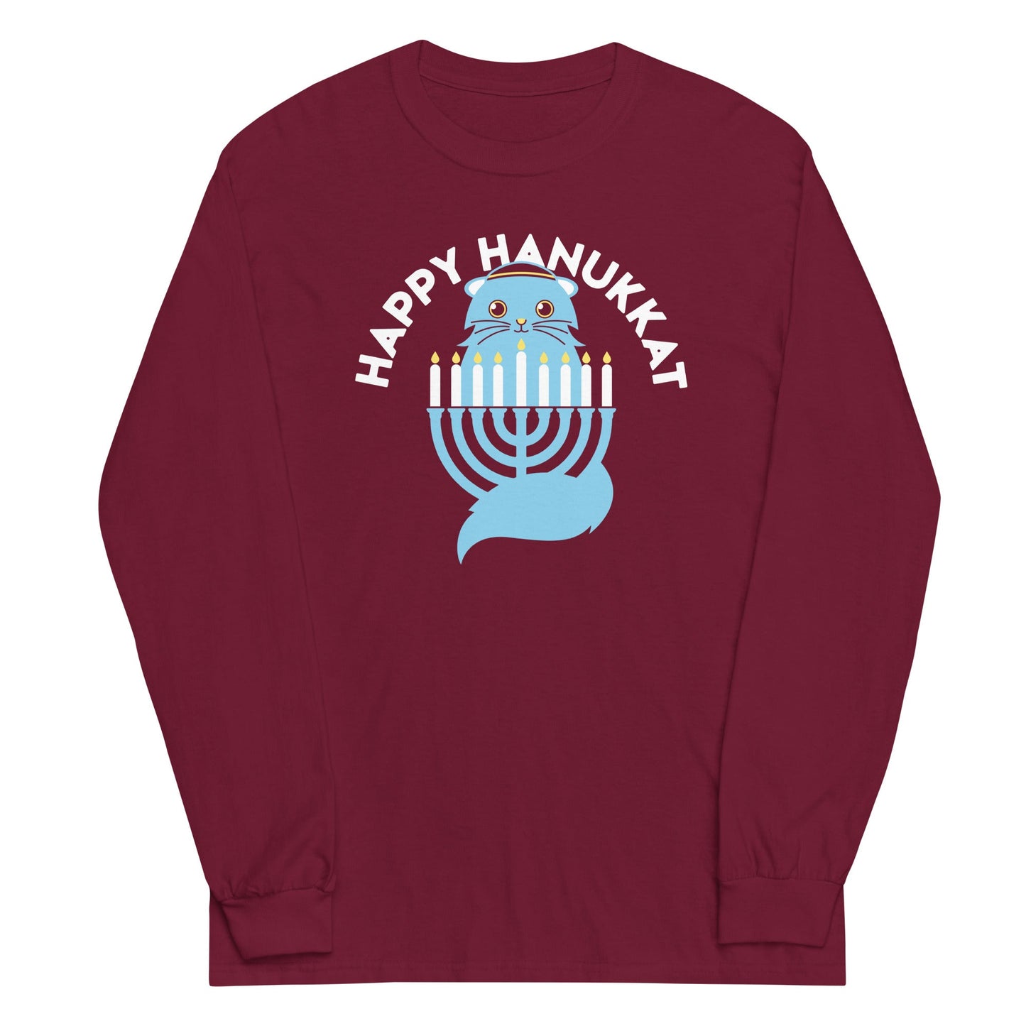 Happy Hanukkat Unisex Long Sleeve Tee