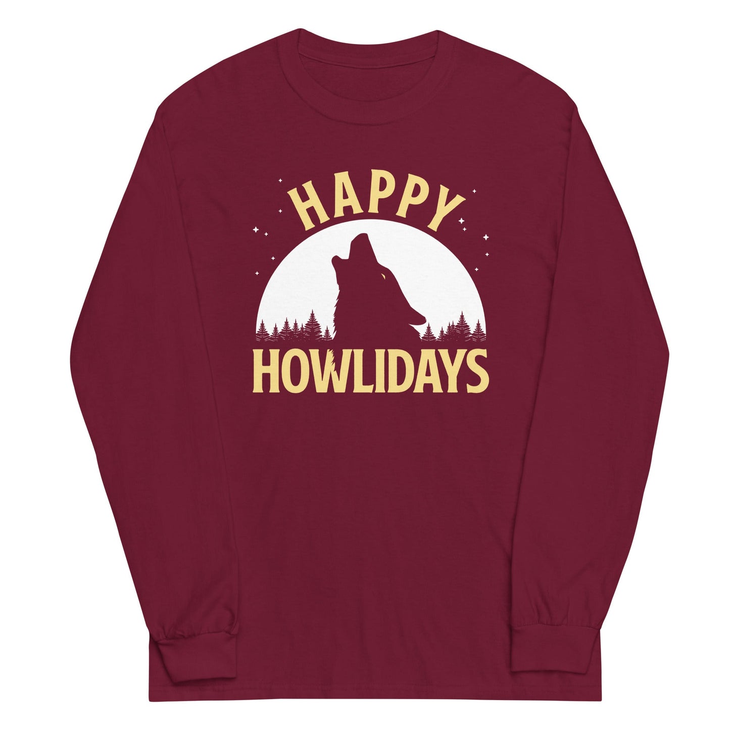 Happy Howlidays Unisex Long Sleeve Tee
