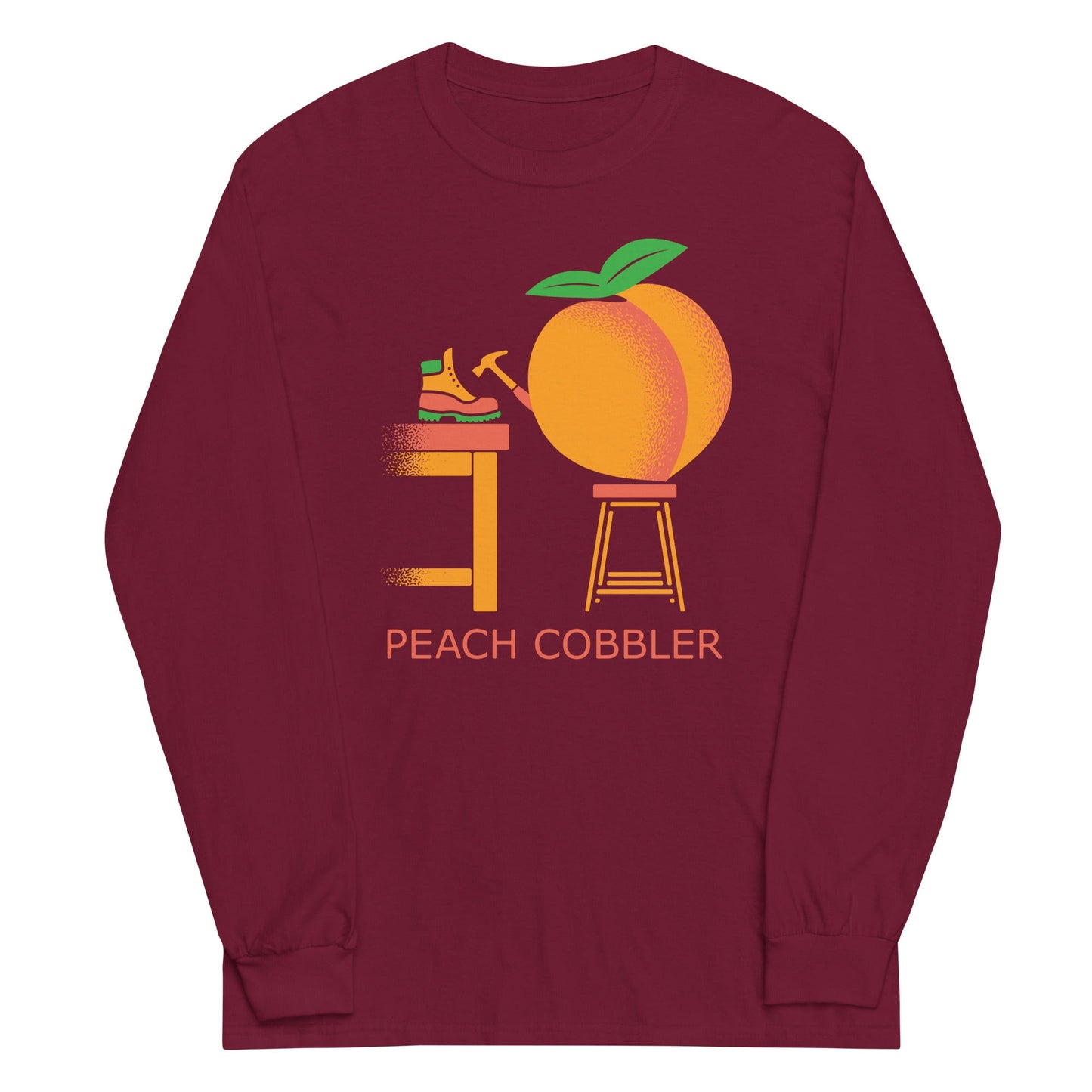 Peach Cobbler Unisex Long Sleeve Tee