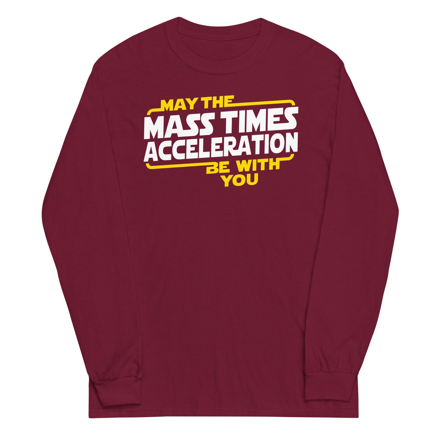 May The Mass x Acceleration Unisex Long Sleeve Tee