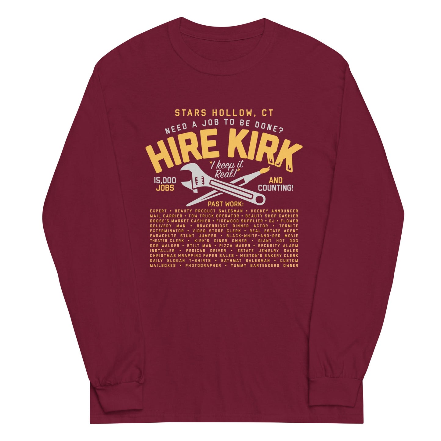 Hire Kirk Unisex Long Sleeve Tee