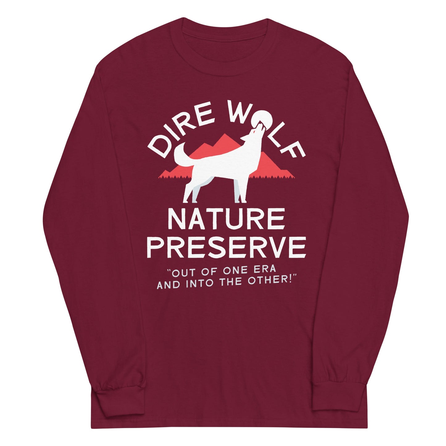 Dire Wolf Nature Preserve Unisex Long Sleeve Tee