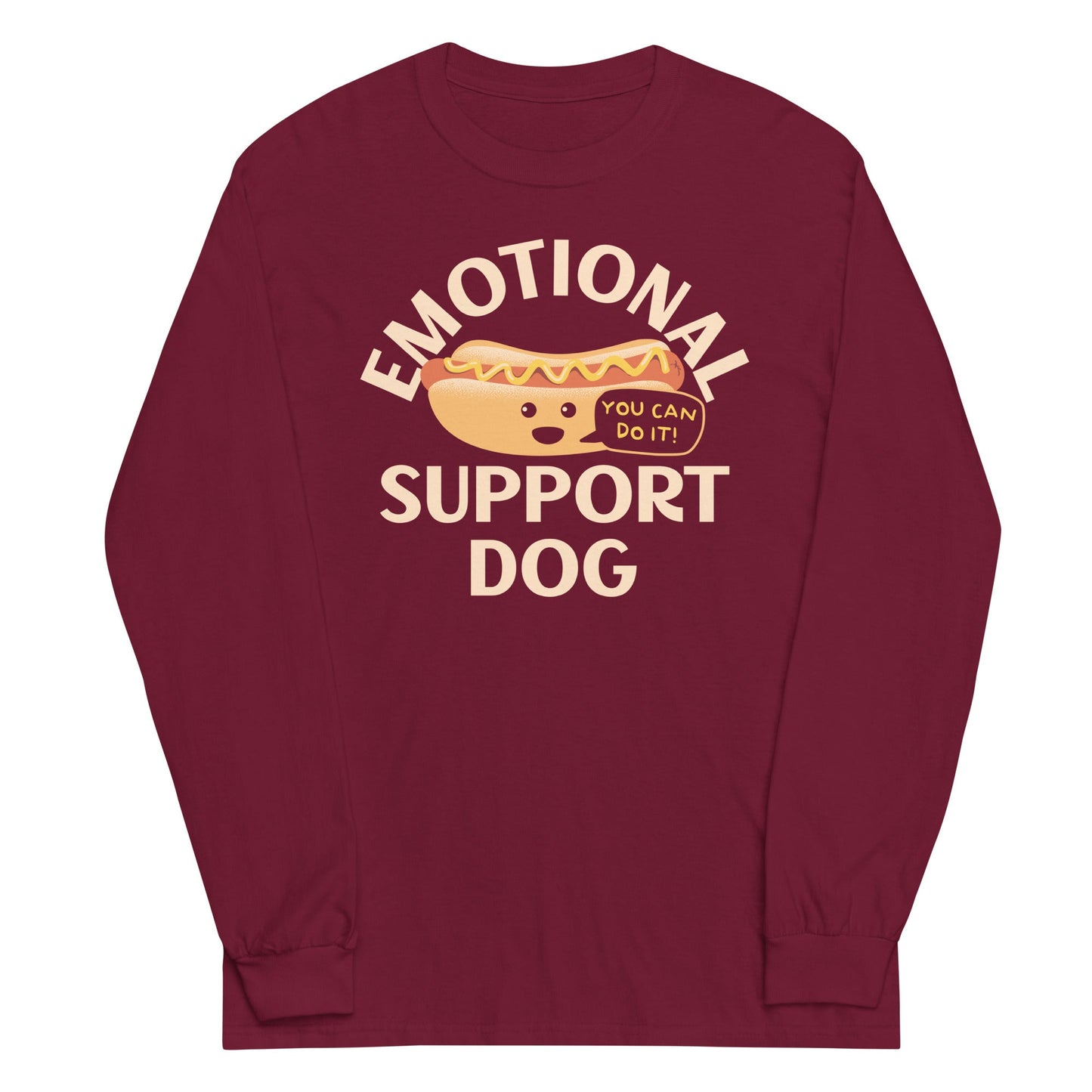 Emotional Support Dog Unisex Long Sleeve Tee