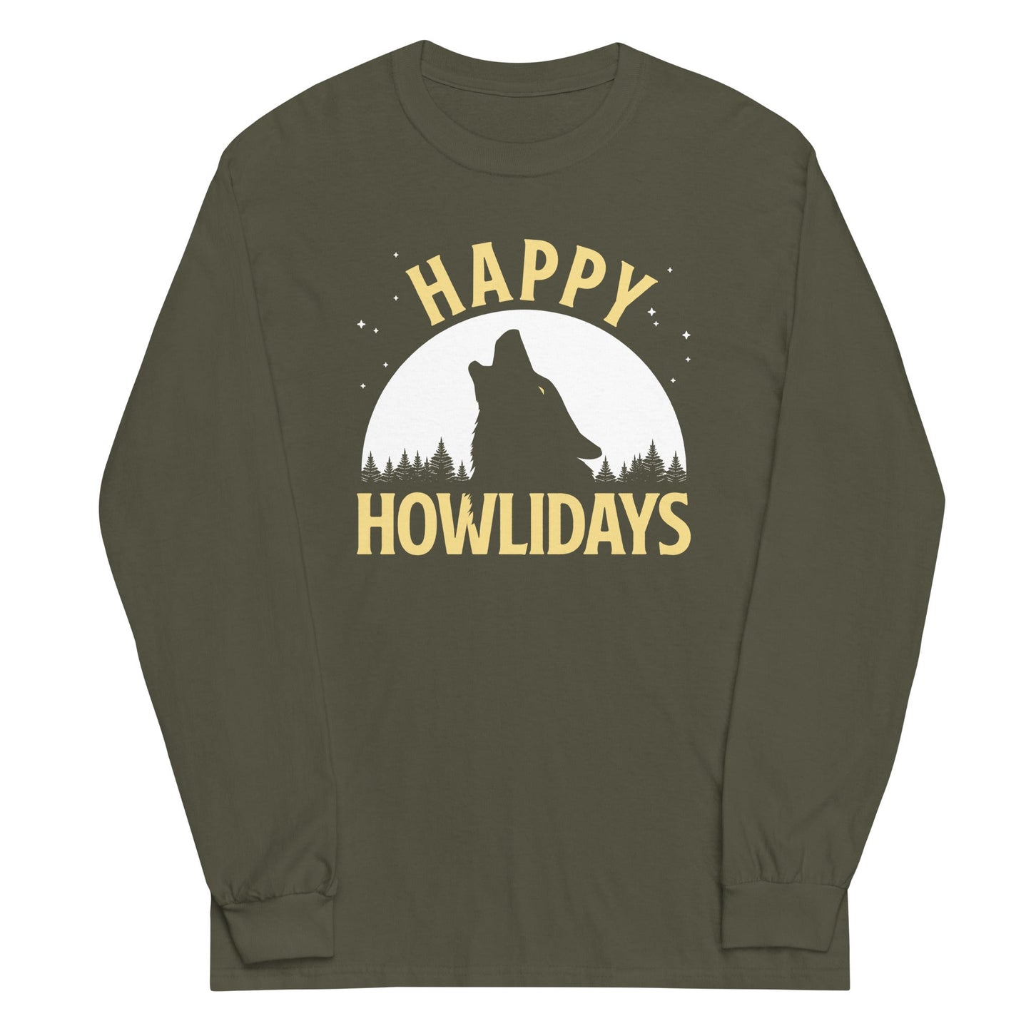 Happy Howlidays Unisex Long Sleeve Tee