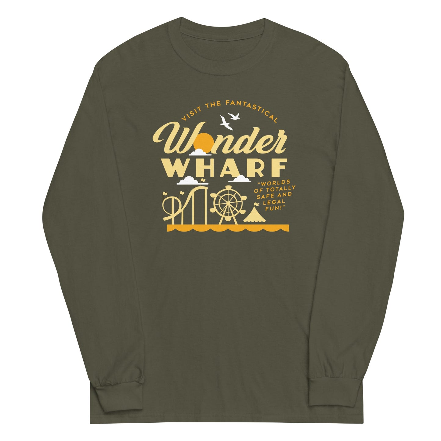 Wonder Wharf Unisex Long Sleeve Tee