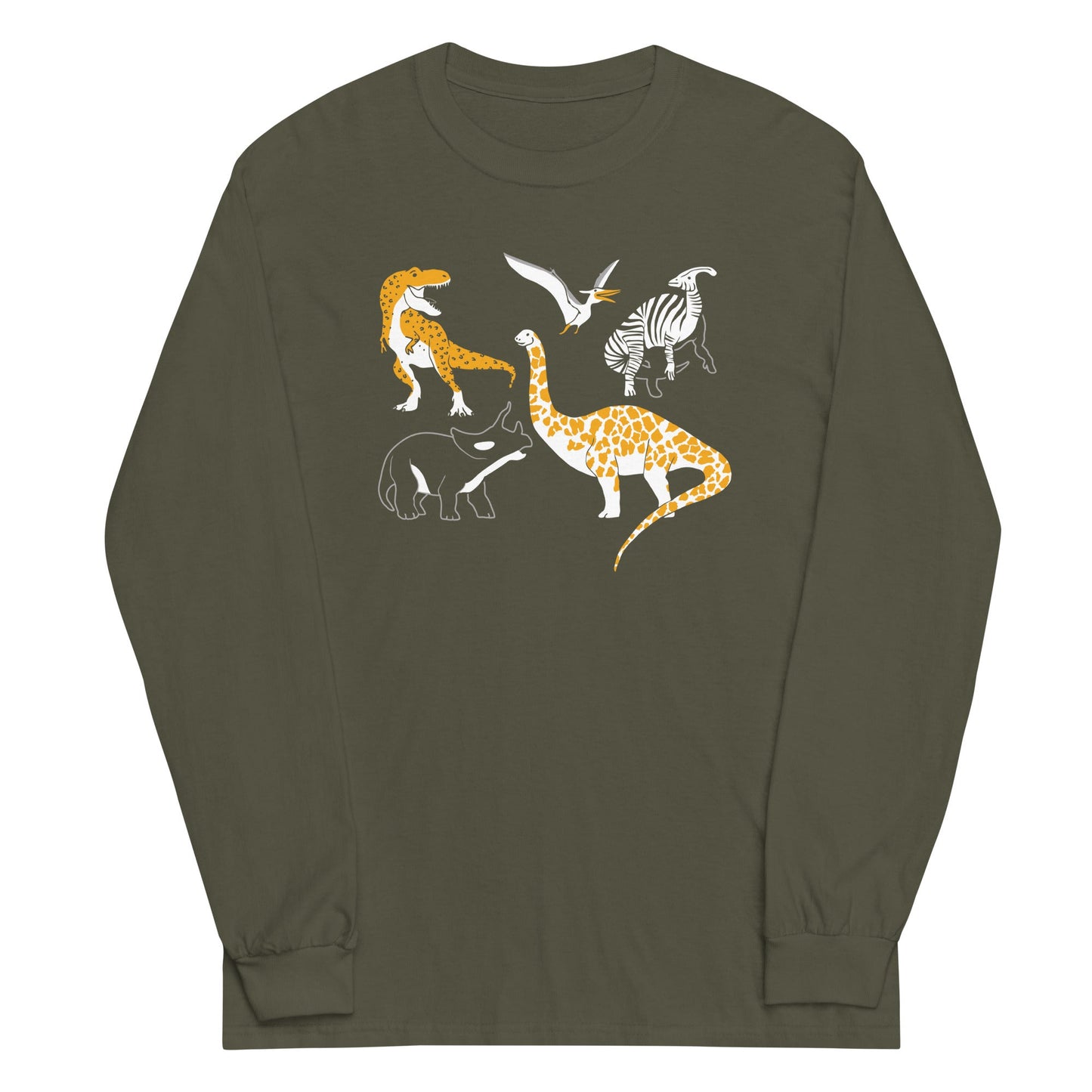 Dino Prints Unisex Long Sleeve Tee
