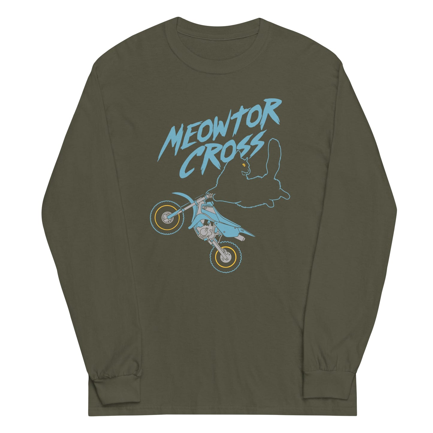 Meowtor Cross Unisex Long Sleeve Tee