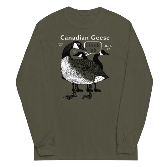 Canadian Geese Unisex Long Sleeve Tee