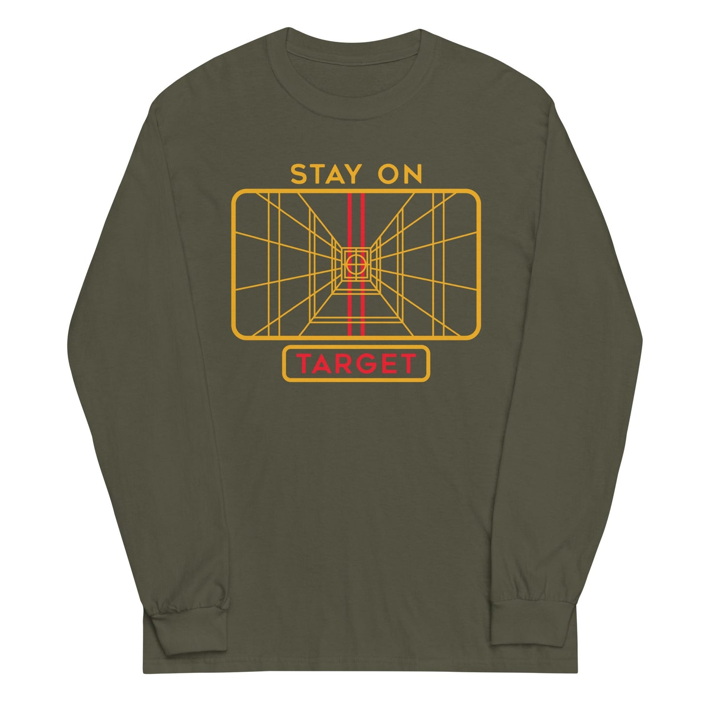 Stay On Target Unisex Long Sleeve Tee