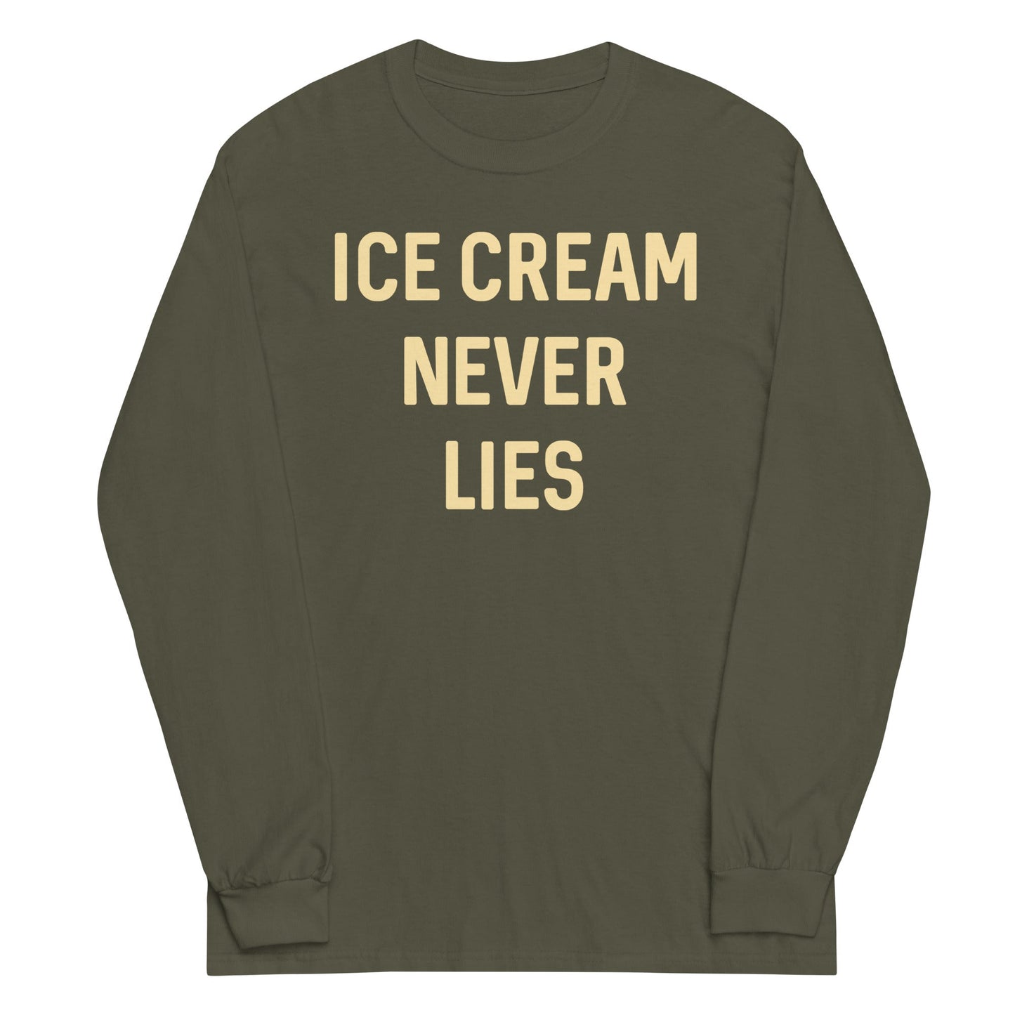 Ice Cream Never Lies Unisex Long Sleeve Tee