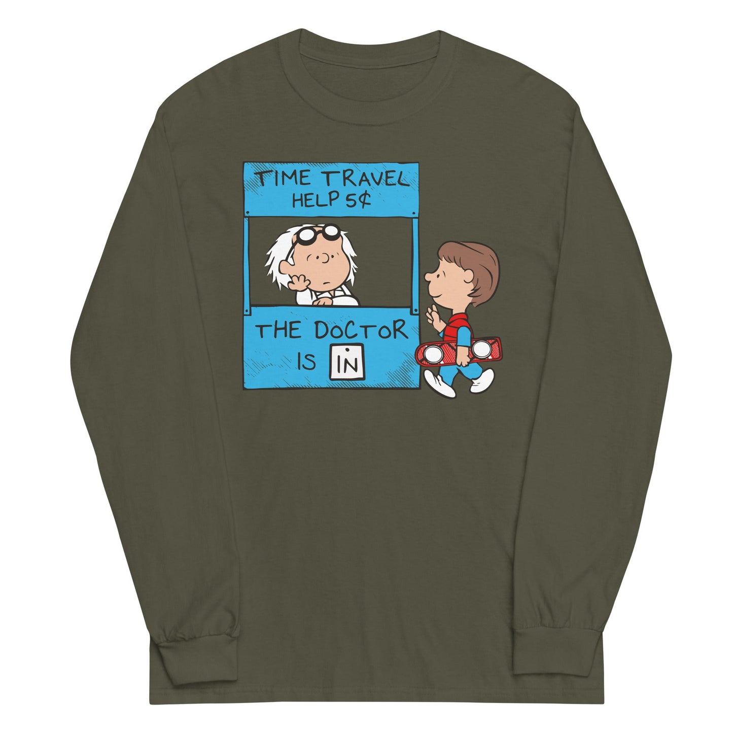 The Doctor Is In Unisex Long Sleeve Tee