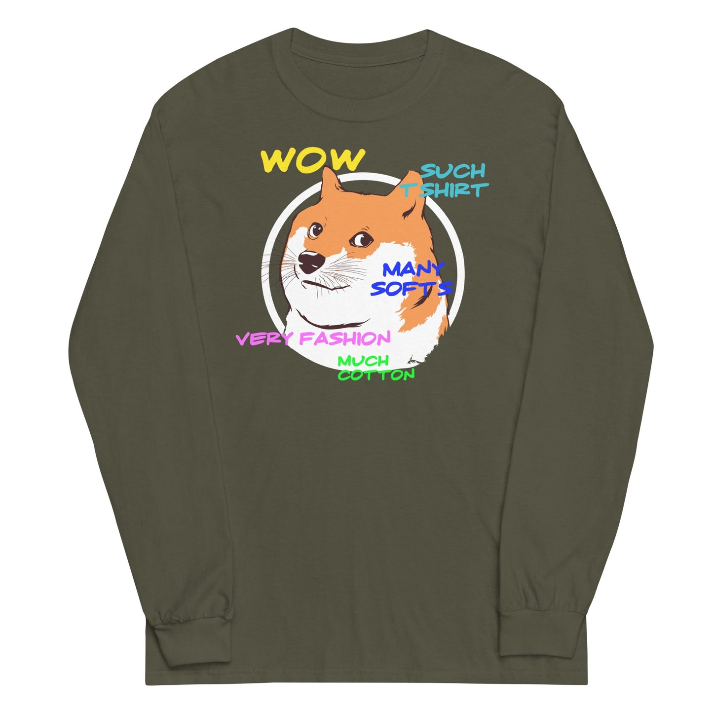 Doge Shirt Unisex Long Sleeve Tee