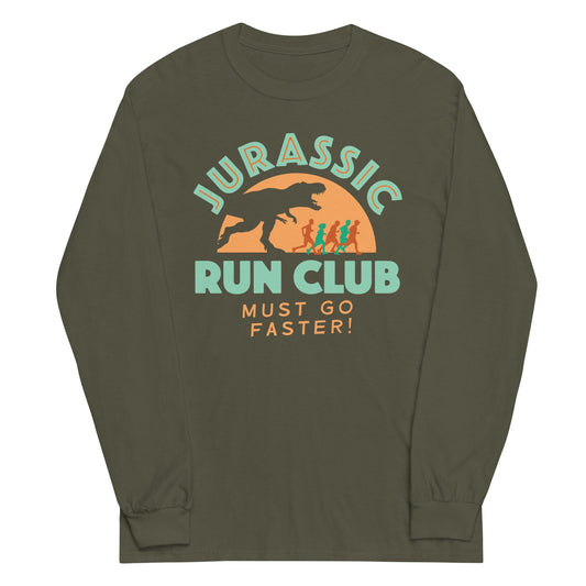 Jurassic Run Club Unisex Long Sleeve Tee