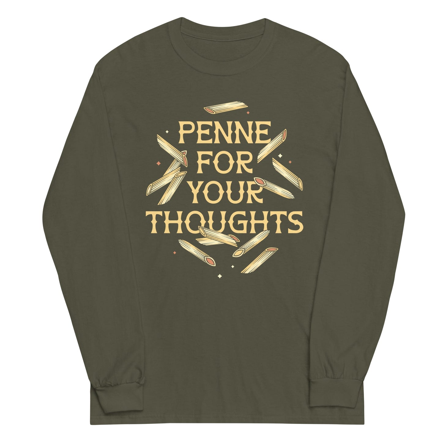 Penne For Your Thoughts Unisex Long Sleeve Tee