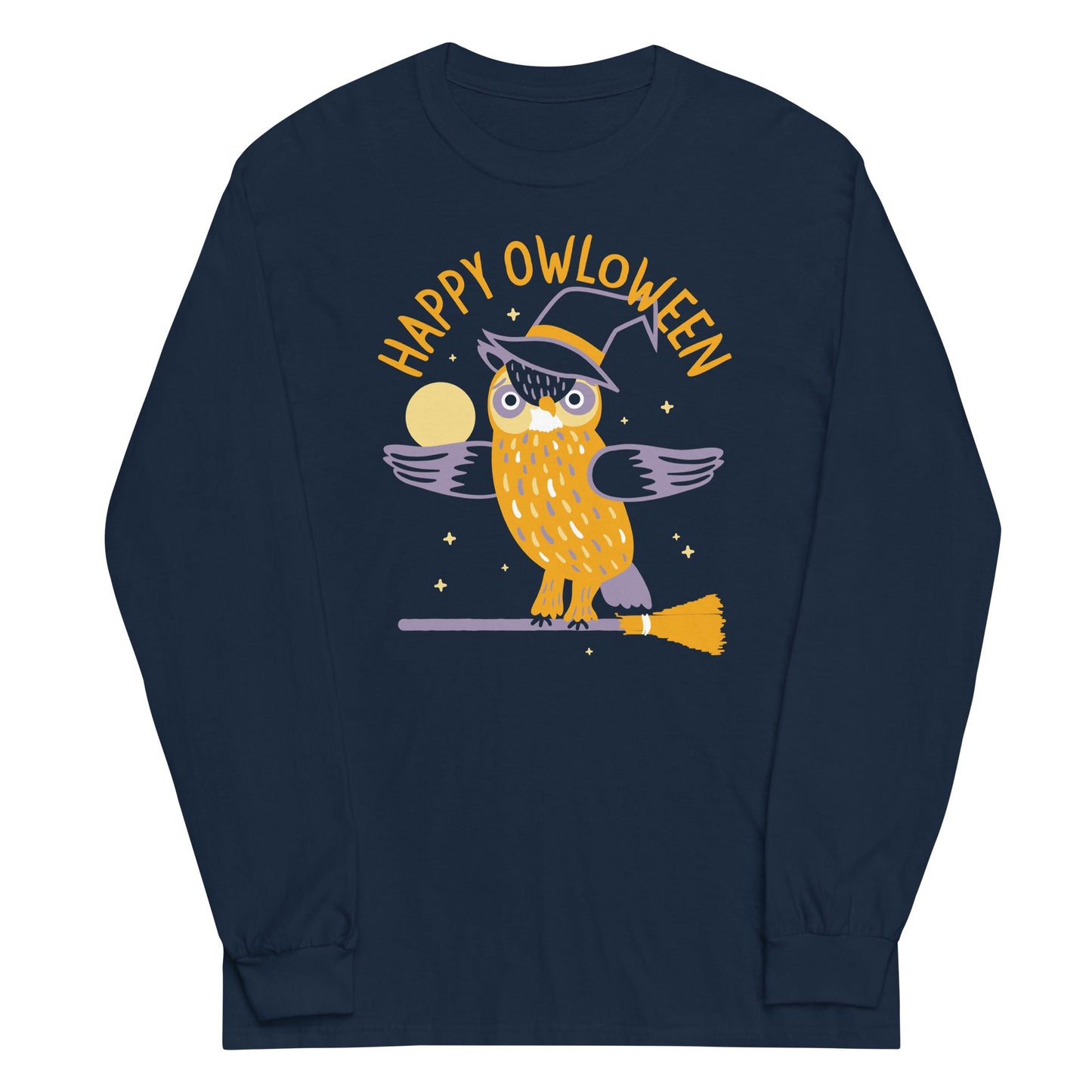 Happy Owloween Unisex Long Sleeve Tee