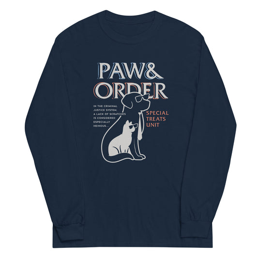Paw & Order Unisex Long Sleeve Tee