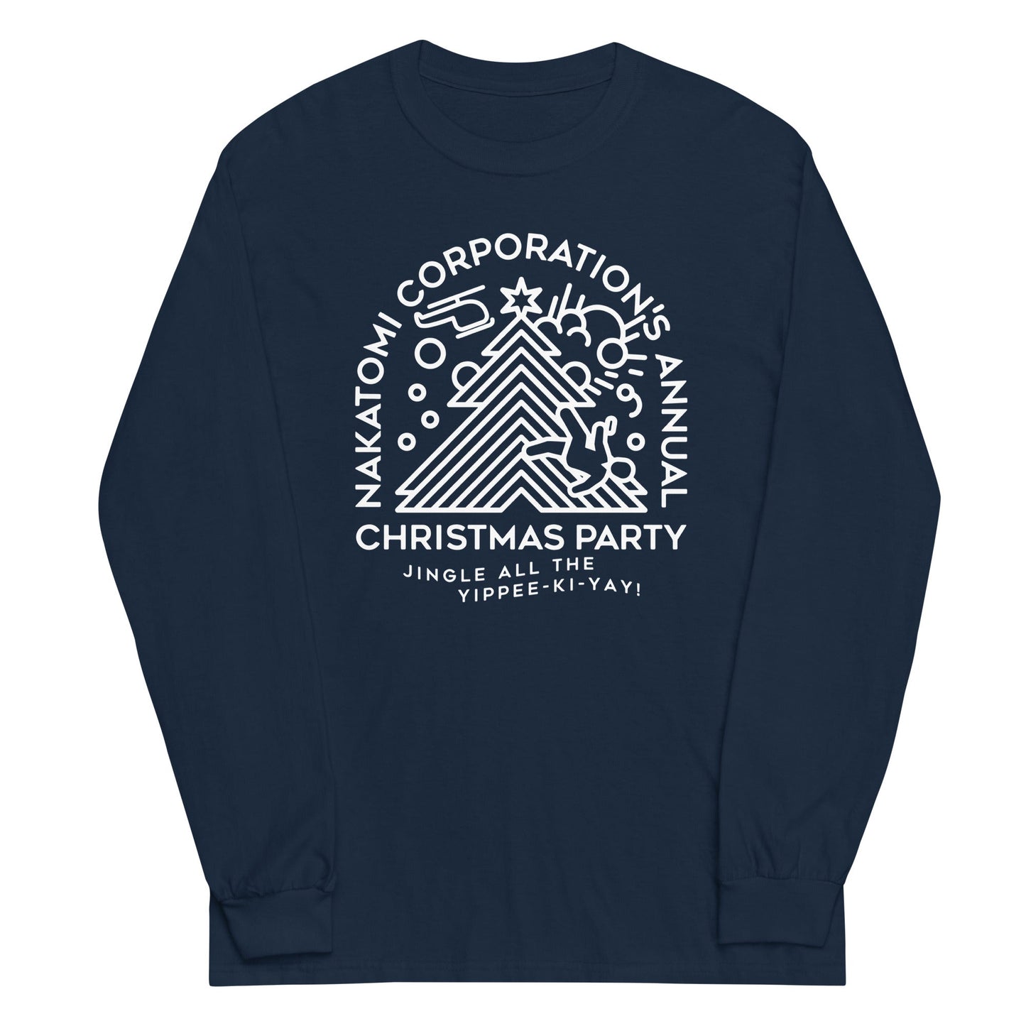 Nakatomi Christmas Party Unisex Long Sleeve Tee