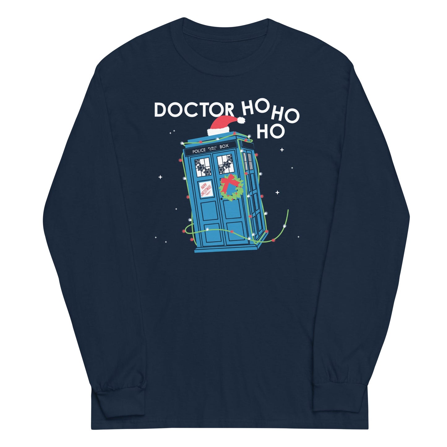 Doctor Ho Ho Ho Unisex Long Sleeve Tee