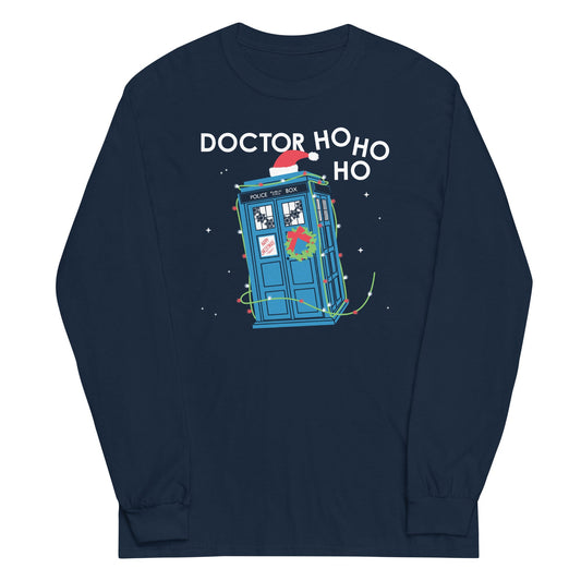 Doctor Ho Ho Ho Unisex Long Sleeve Tee