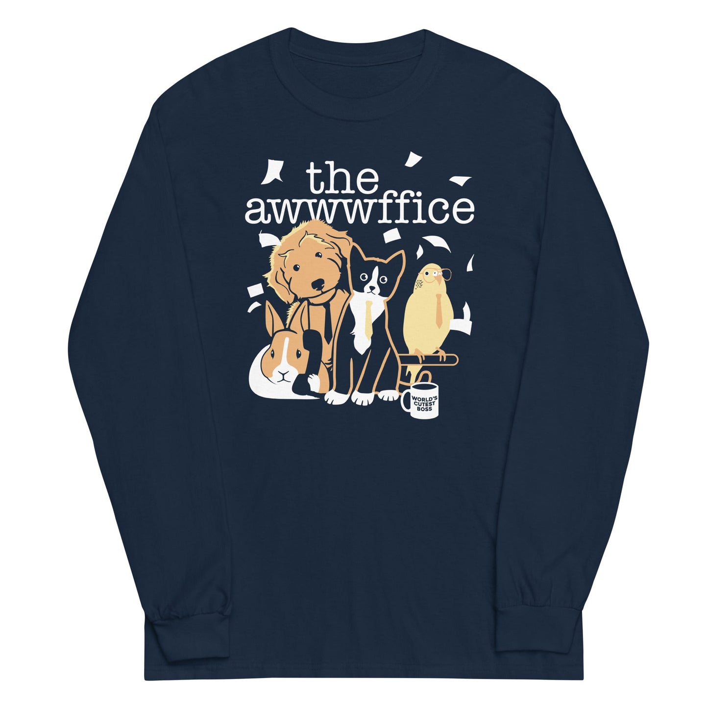 The Awwwffice Unisex Long Sleeve Tee