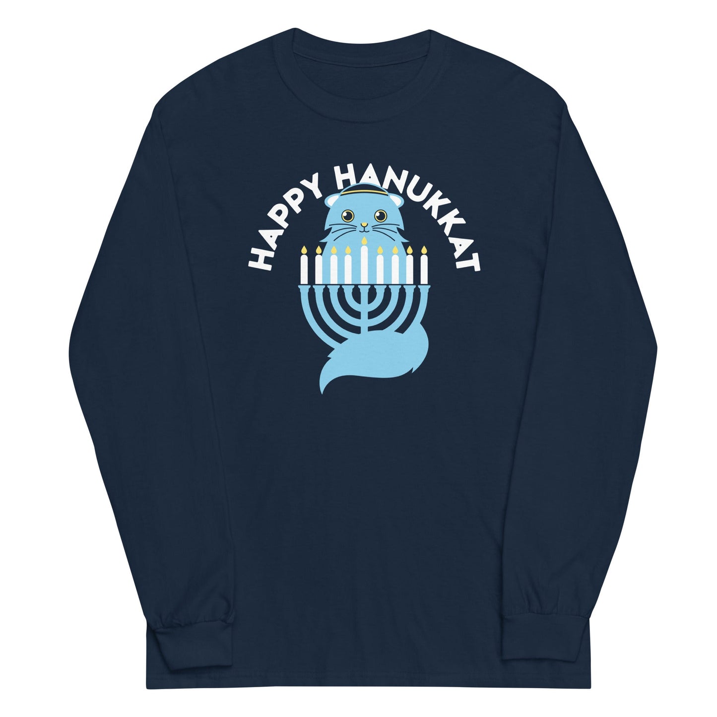 Happy Hanukkat Unisex Long Sleeve Tee