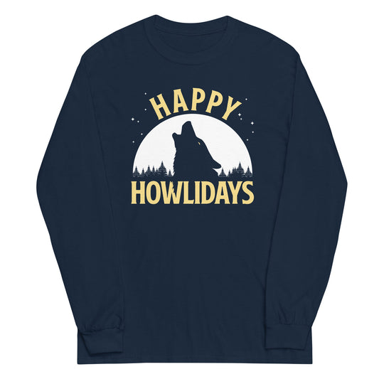 Happy Howlidays Unisex Long Sleeve Tee