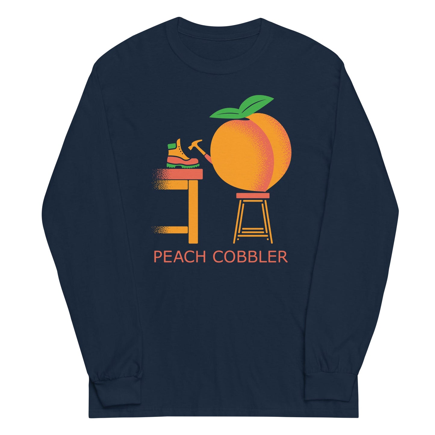 Peach Cobbler Unisex Long Sleeve Tee