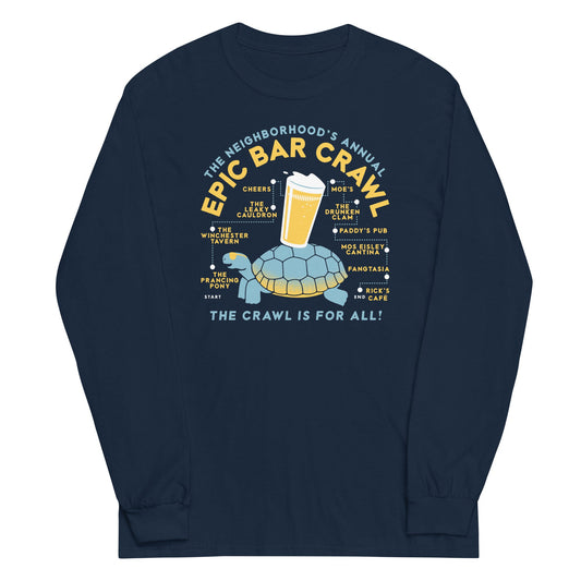 Epic Bar Crawl Unisex Long Sleeve Tee